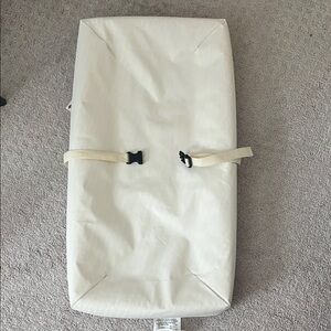 Ivory Baby Changing Pad with Safety Straps